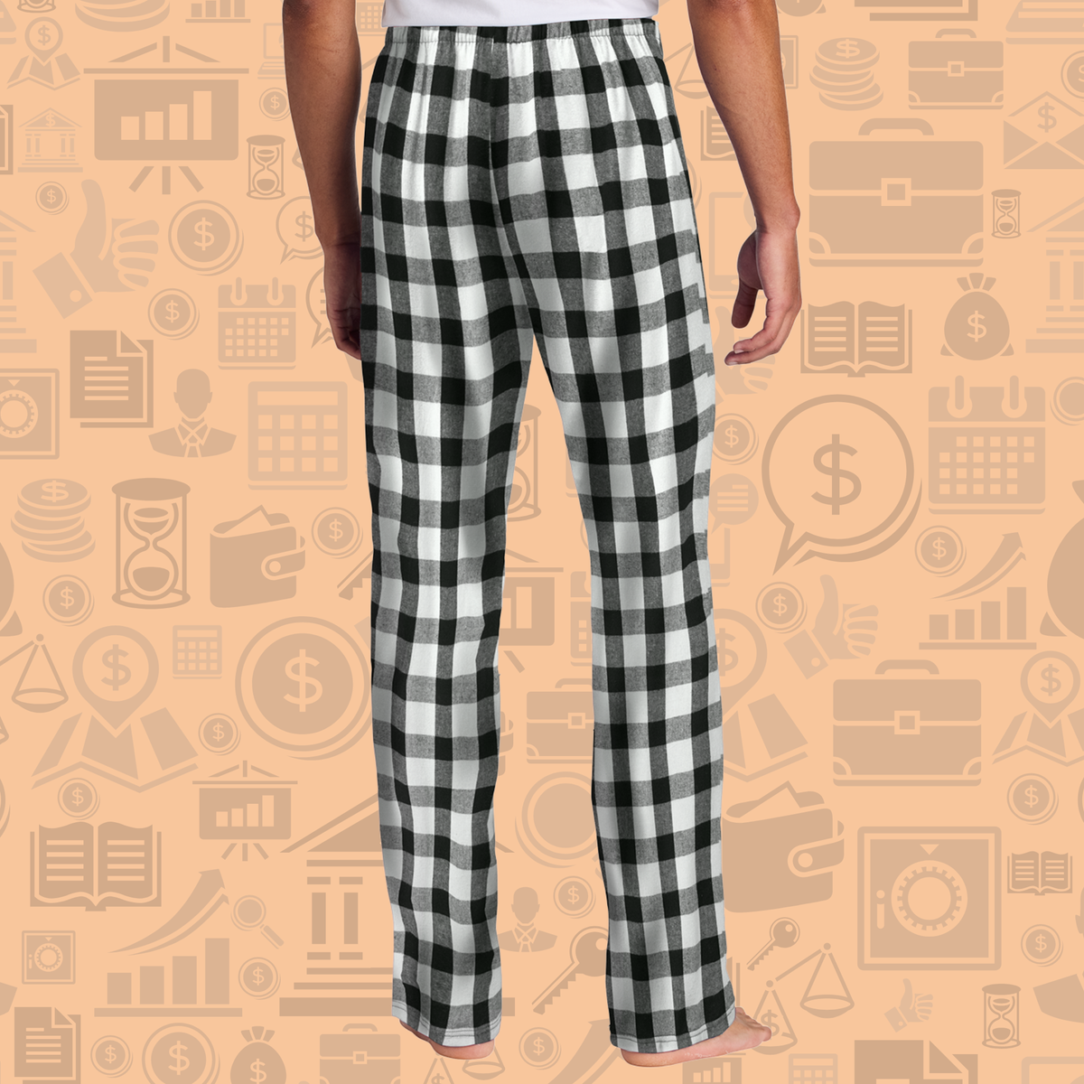 BPA District Flannel Buffalo Check Pant