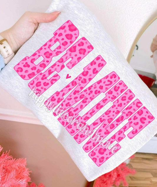 Be Mine Pink Cheetah Print Shirt