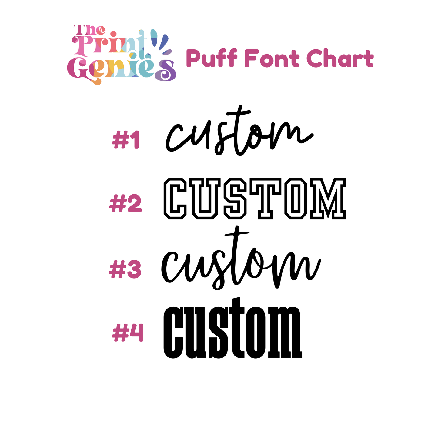 Custom 3D Puff Letter Crewneck Sweatshirt - YOU Personalize!