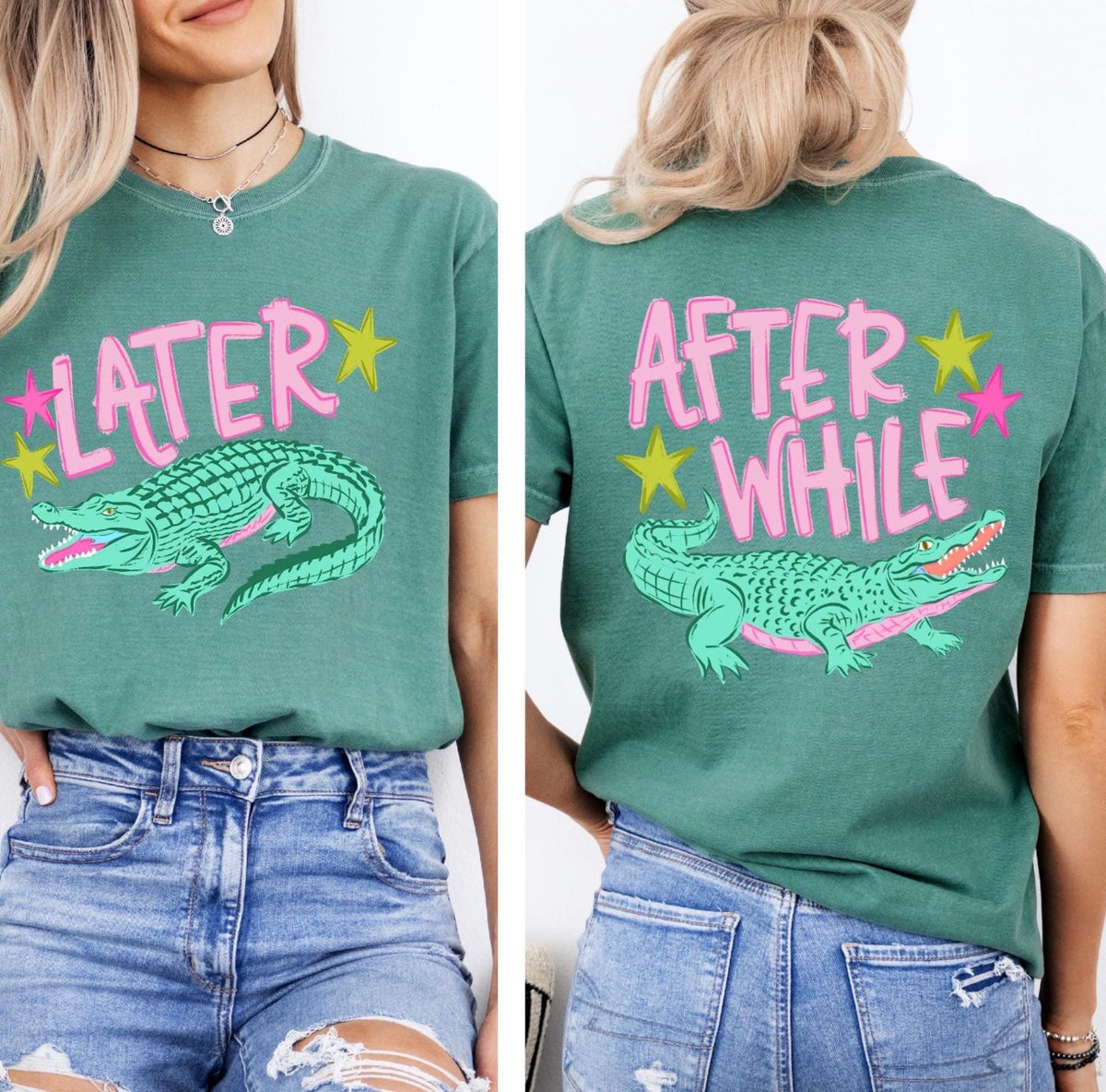 Later Alligator, After While Crocodile Tee