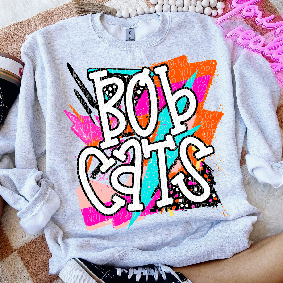 90's Bright Retro Mascot Shirts