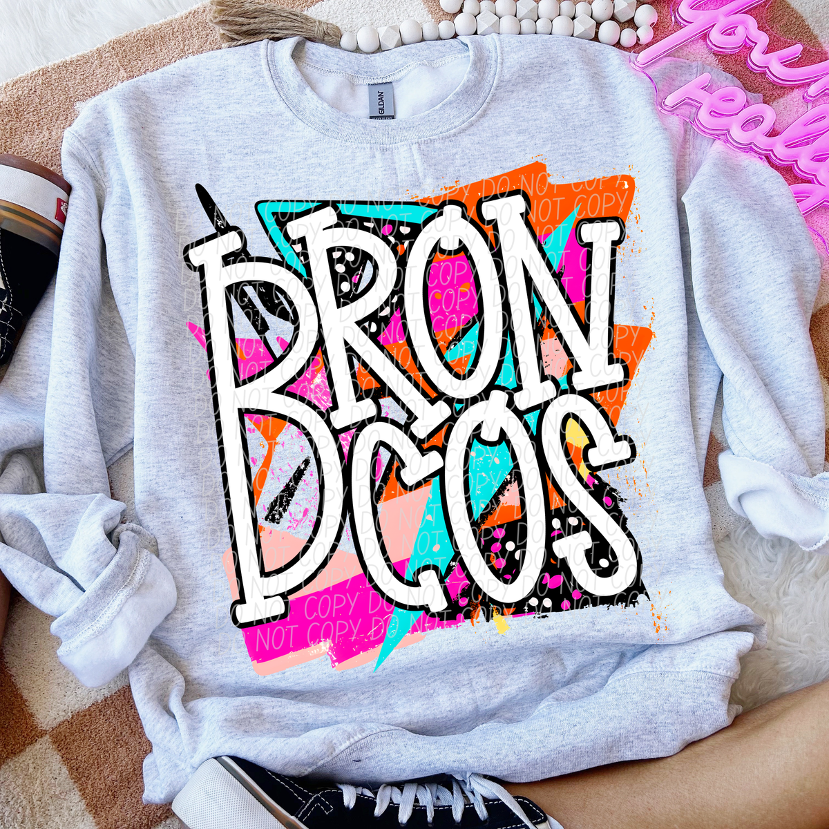 90's Bright Retro Mascot Shirts