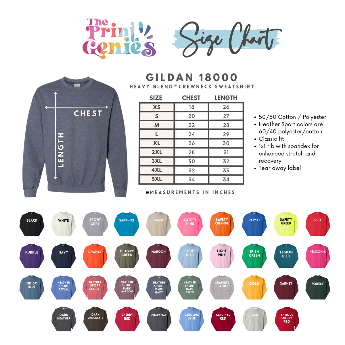 Personalized Name 3D Puff Vinyl Crewnecks