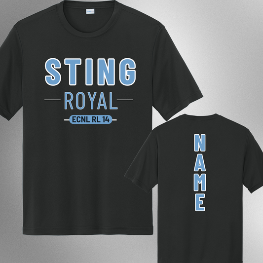 Black Sting Royal Team Performance Tee
