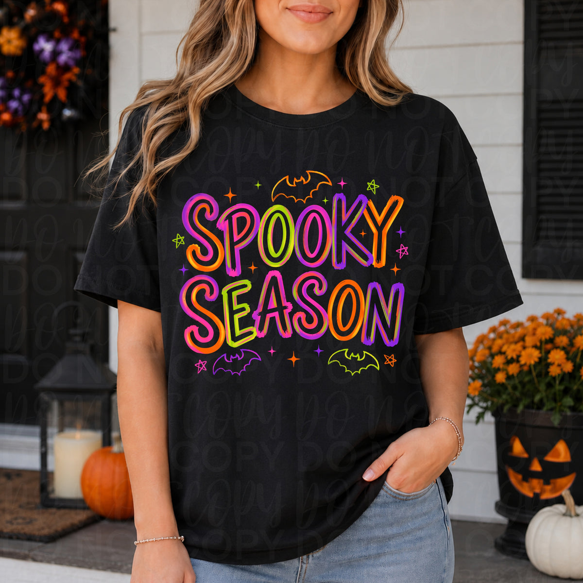 Neon Spooky Season Tee