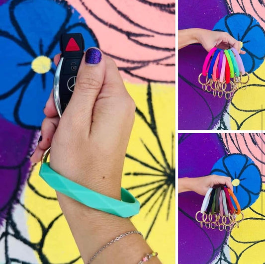 Silicone Bangle Keyrings