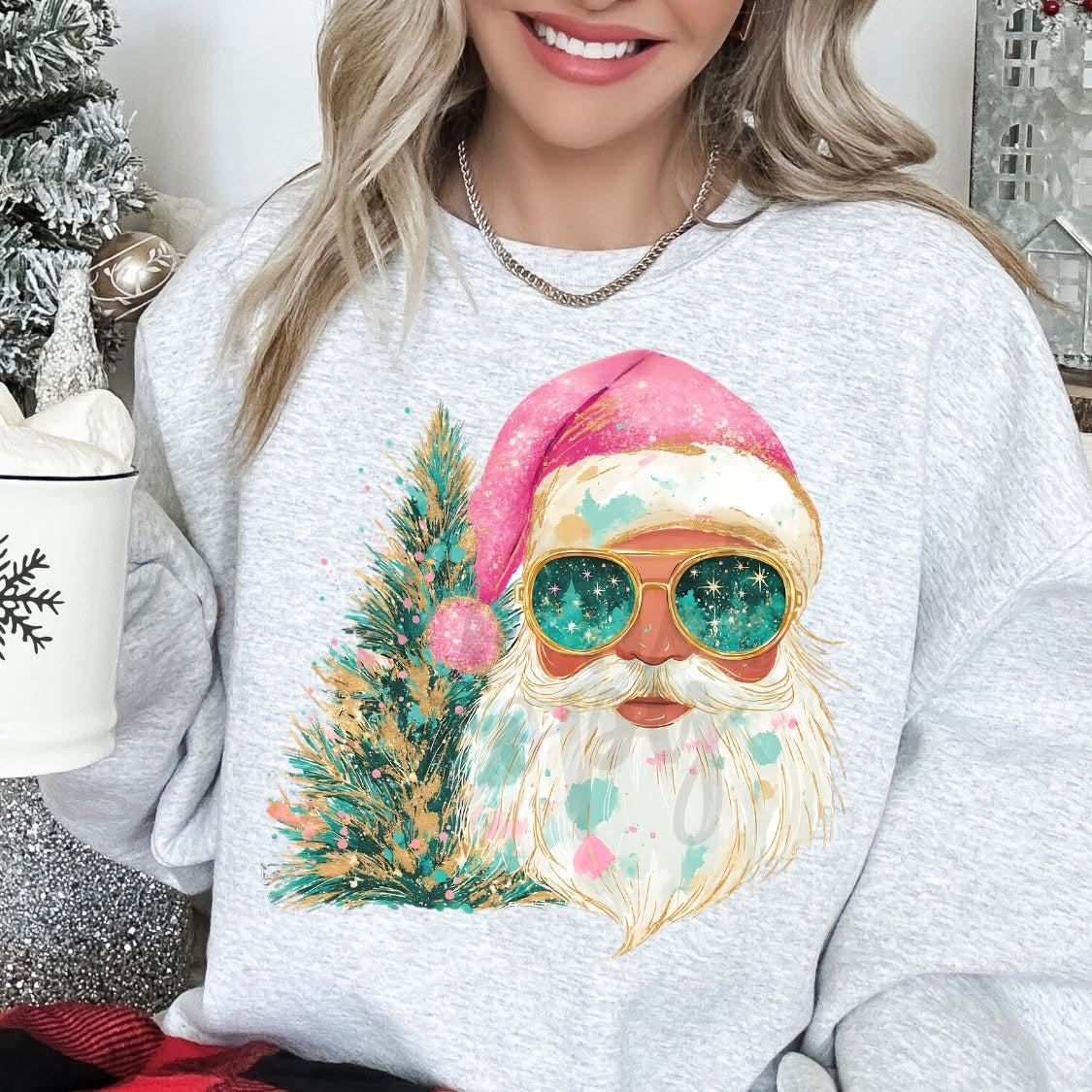 Winter Vibes Santa Tee