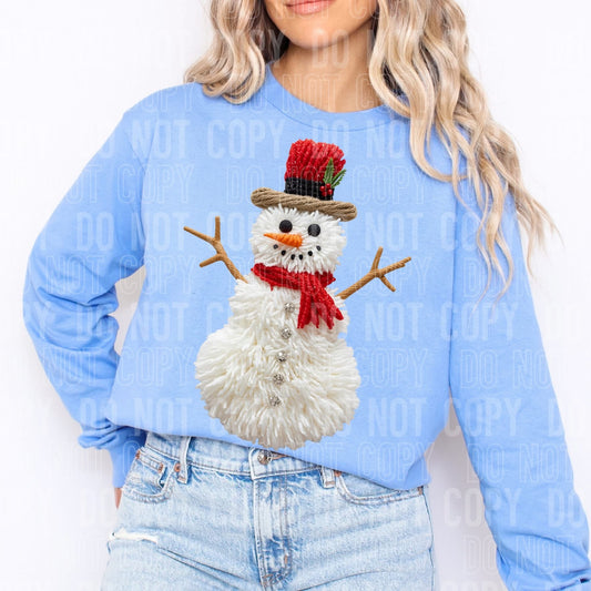 Frosty Faux Yarn Tee