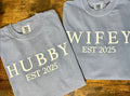 Matching Comfort Colors® Shirts – Custom Husband & Wife Established Date Tees
