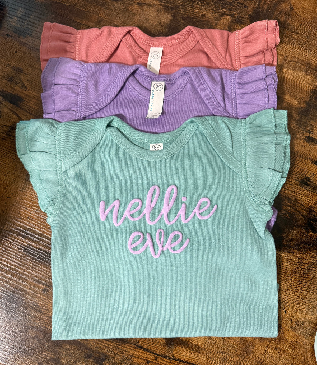 Infant & Toddler Name Puff Printed T-Shirts