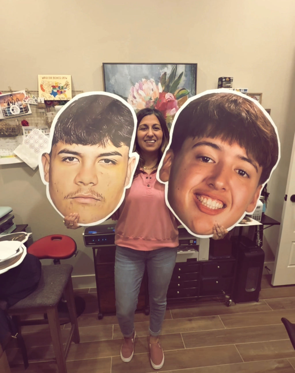 Big Head Fathead Custom Face Cutouts