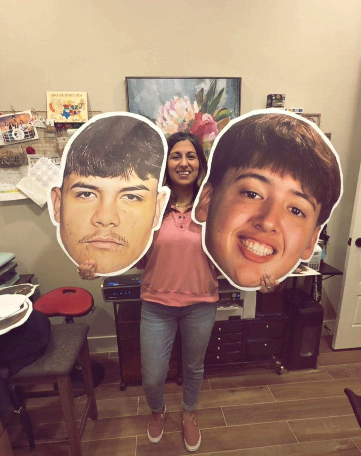 Big Head Fathead Custom Face Cutouts