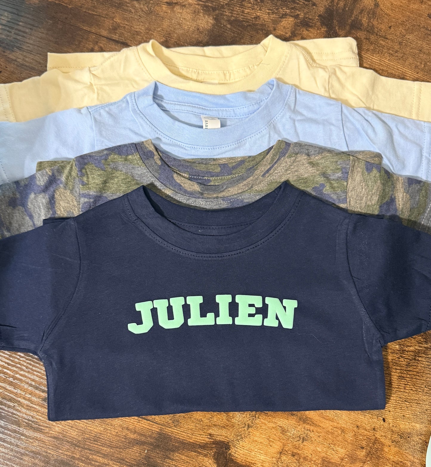 Infant & Toddler Name Puff Printed T-Shirts