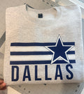 Dallas Cowboys Modern Ash Crewneck