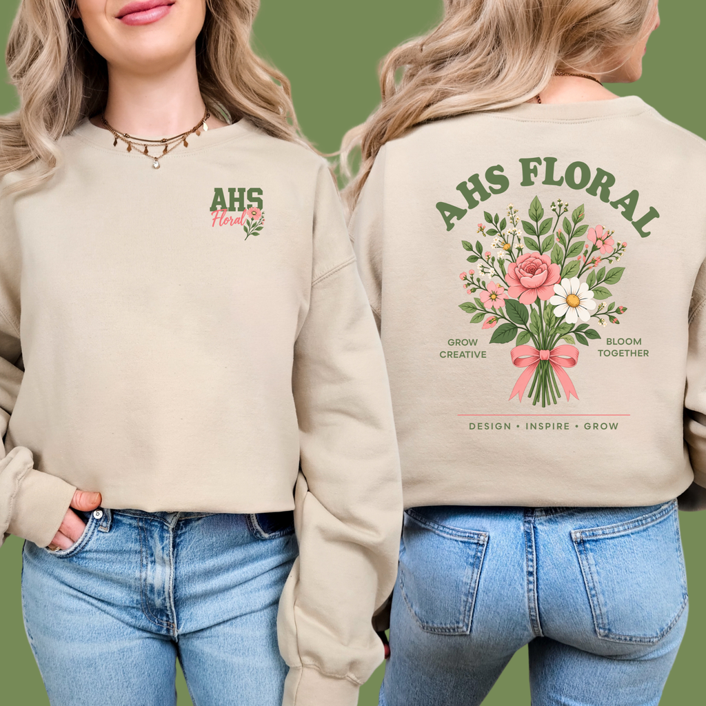 2026 AHS Floral Crewneck