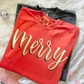 Merry Metallic Puff Shirt
