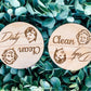Golden Girls Clean & Dirty Dishwasher Magnet - Rose & Blanche Edition