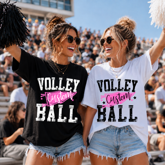 Grunge Pennant Sport Mascot Tee Design