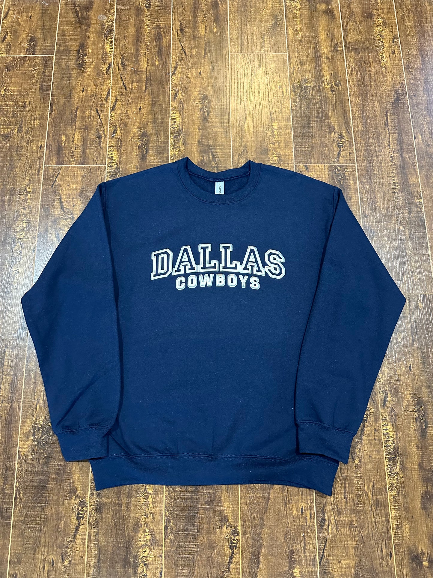 Dallas Cowboys 3D Puff Crewneck Sweatshirts