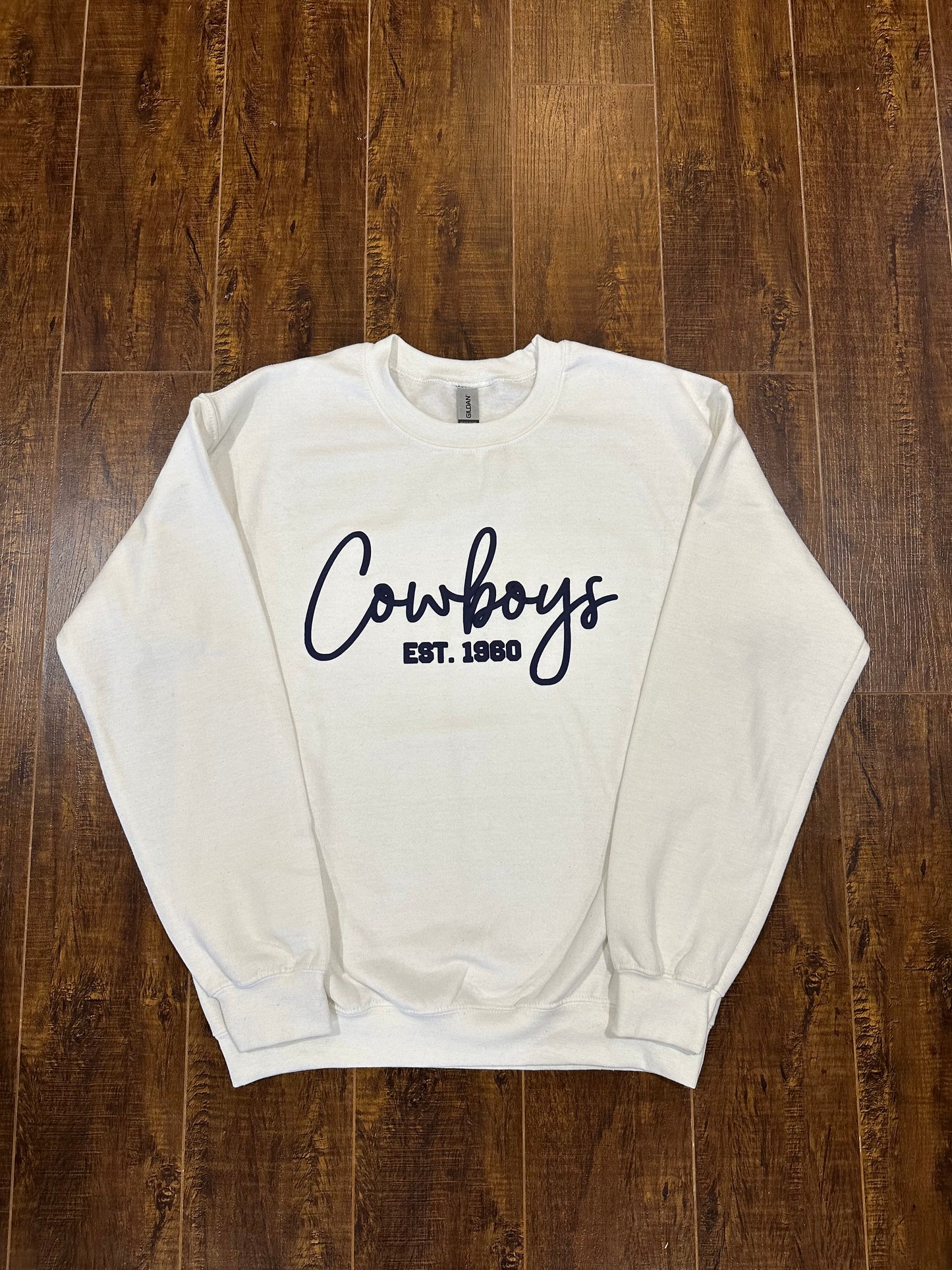 Dallas Cowboys 3D Puff Crewneck Sweatshirts