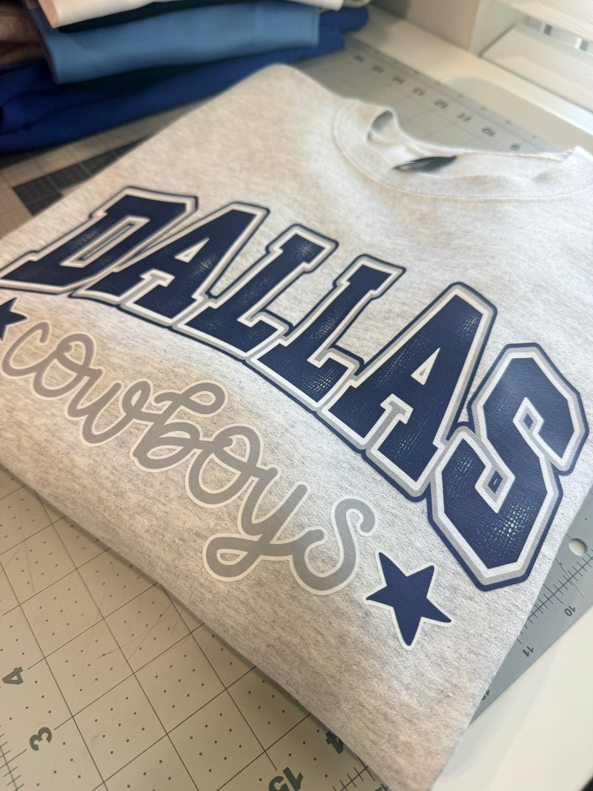Dallas Cowboys Ash Crewneck