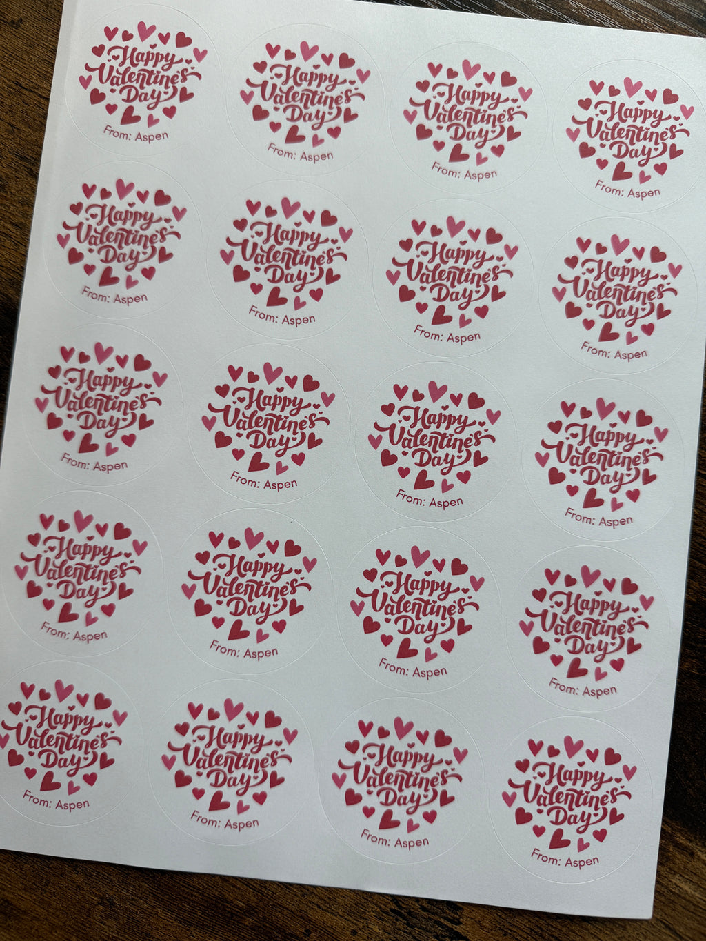 Custom 2” Round Personalized Stickers – Perfect for Holidays, Gifts, Weddings &More!