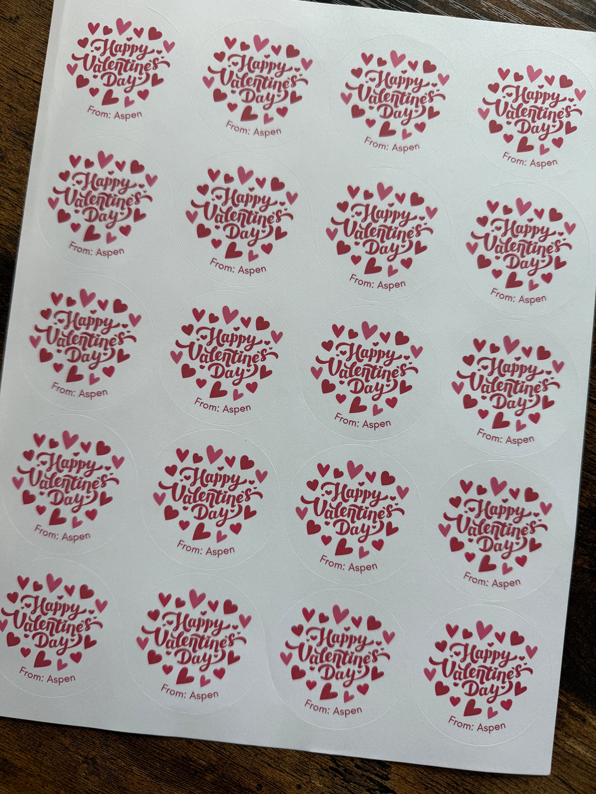 Custom 2” Round Personalized Stickers – Perfect for Holidays, Gifts, Weddings &More!