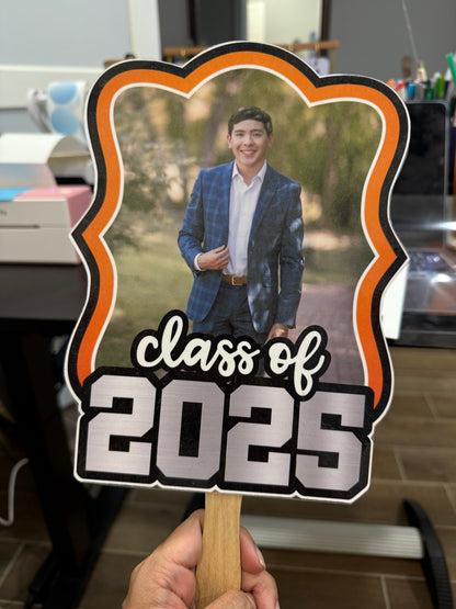Custom Graduation Fan Keepsake