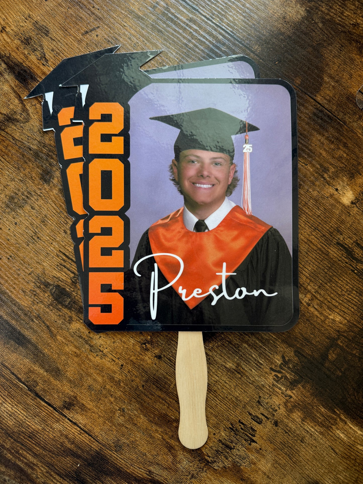 Custom Graduation Fan Keepsake