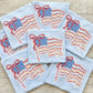 All-American Bow Flag Tee | Patriotic Summer Shirt