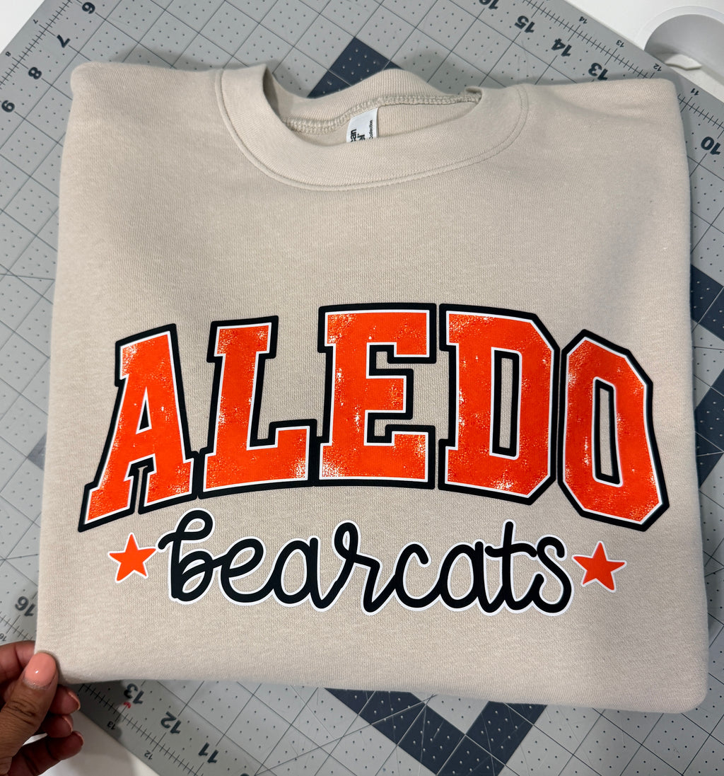 Aledo Bearcats Vintage Crewneck