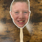 Custom Head on a Stick Fan – Personalized Photo Prop