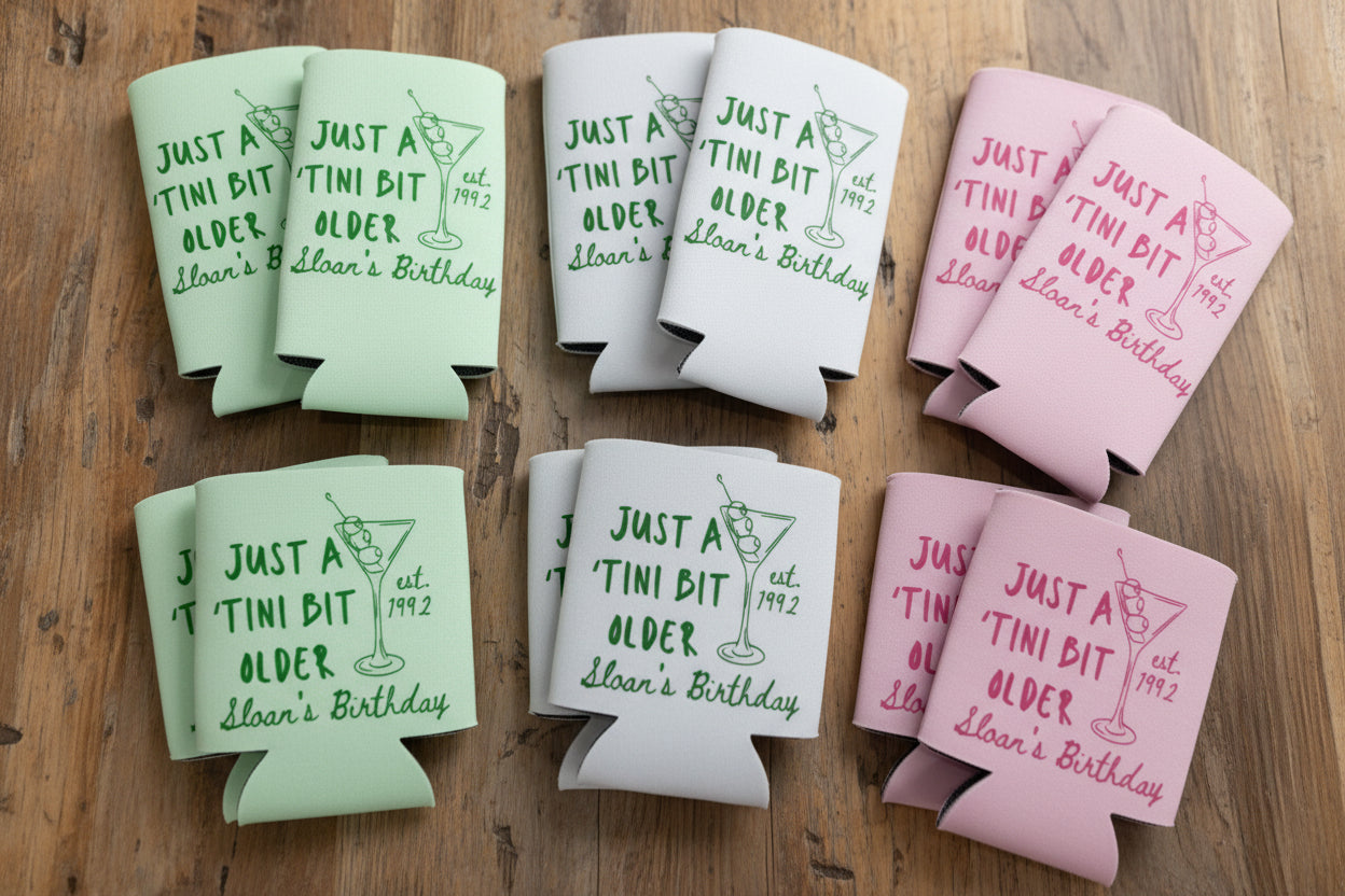 Custom Standard Size Foam Can Coolers Koozies