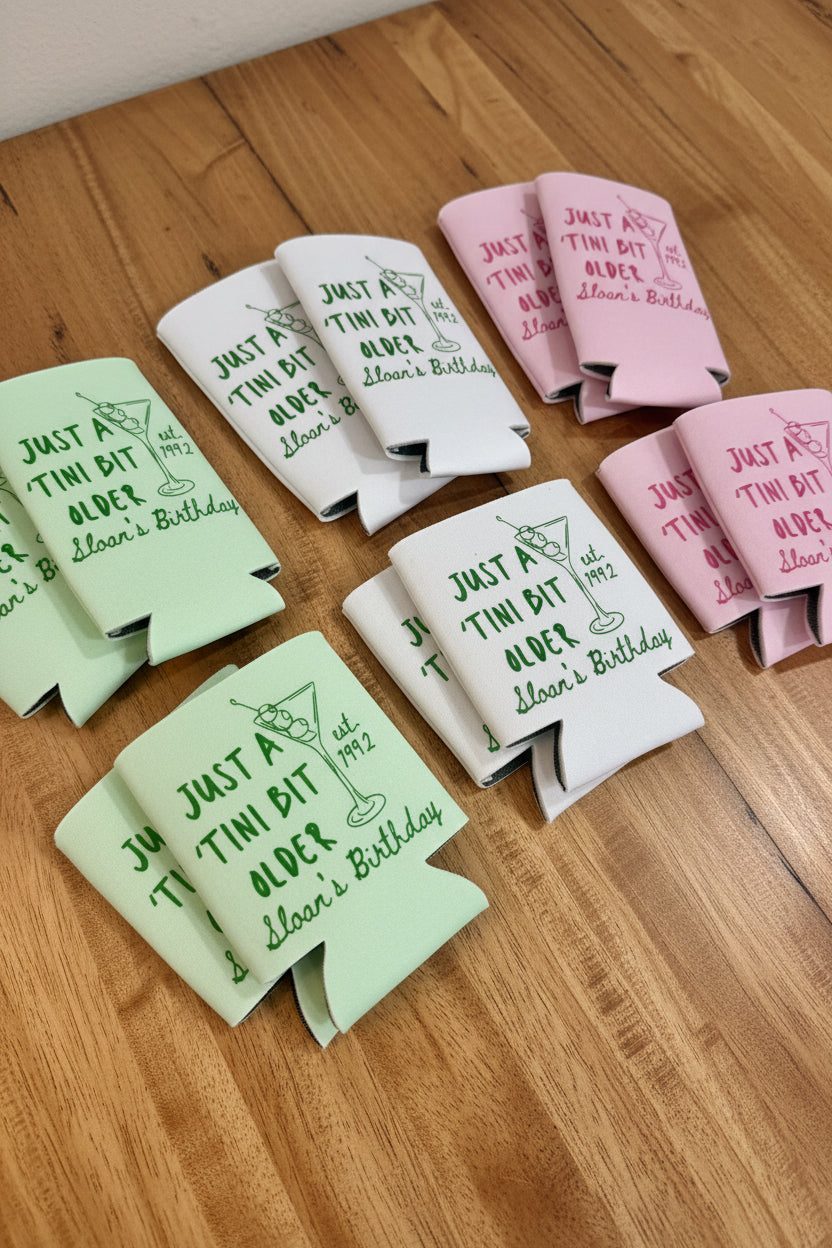 Custom Standard Size Foam Can Coolers Koozies