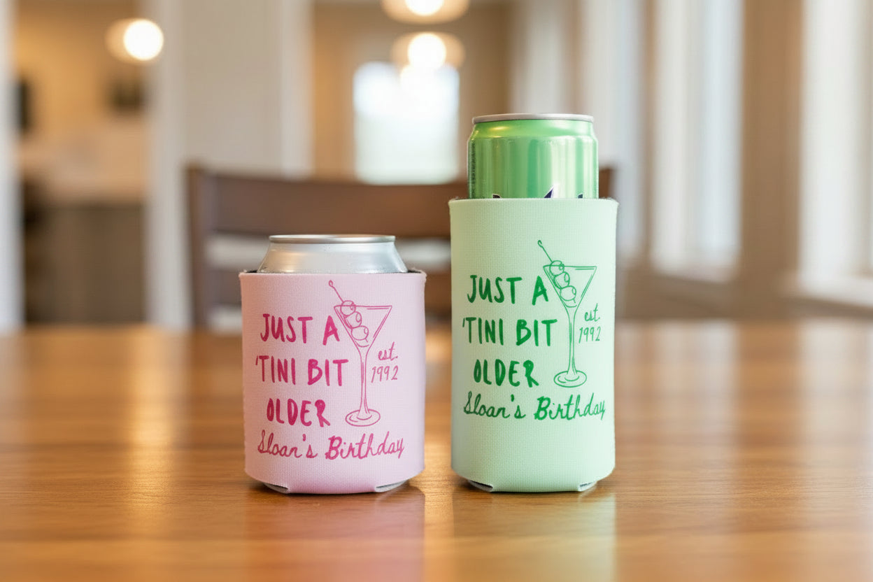 Custom Standard Size Foam Can Coolers Koozies
