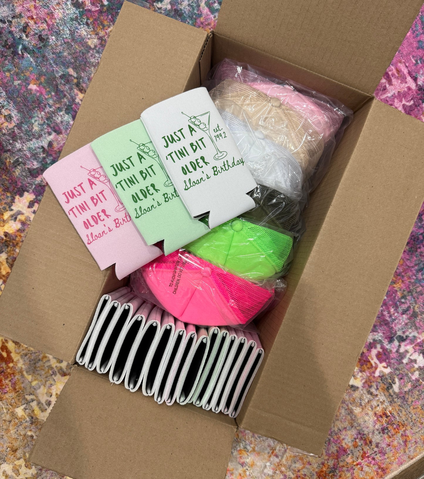 Custom Slim-Size Foam Can Coolers Koozies