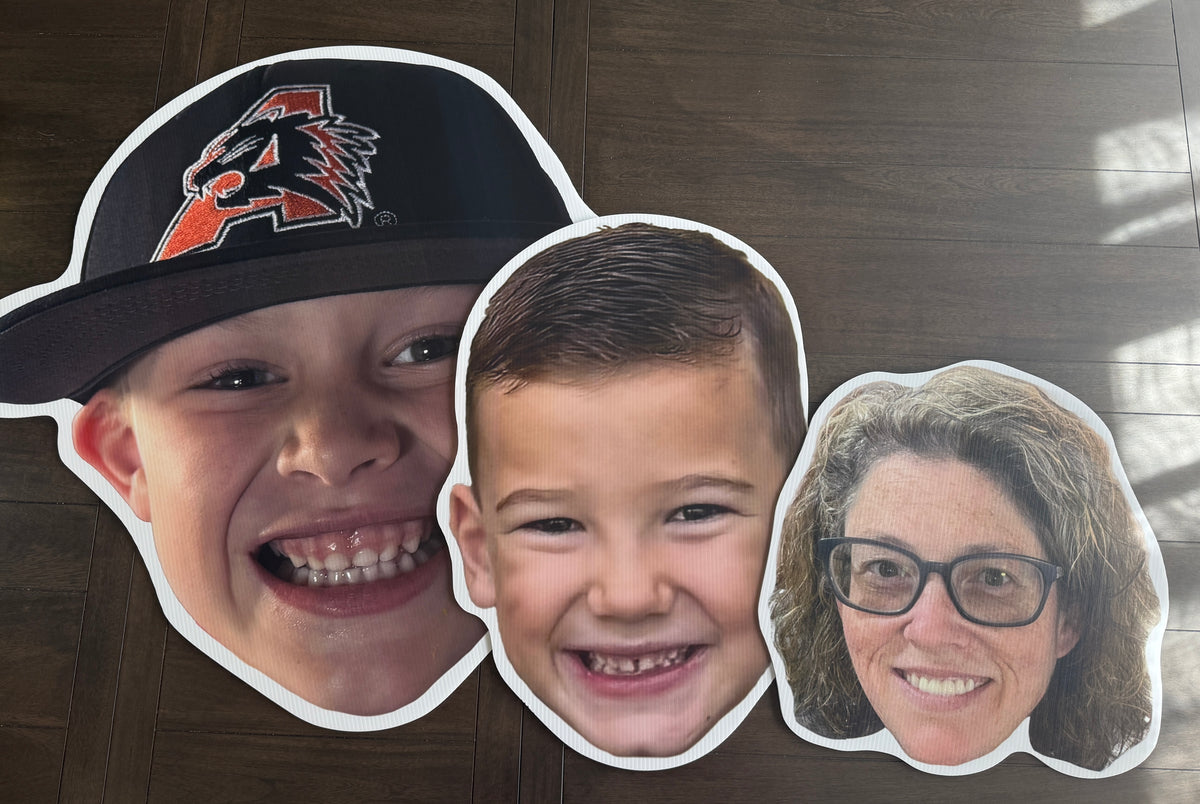 Big Head Fathead Custom Face Cutouts