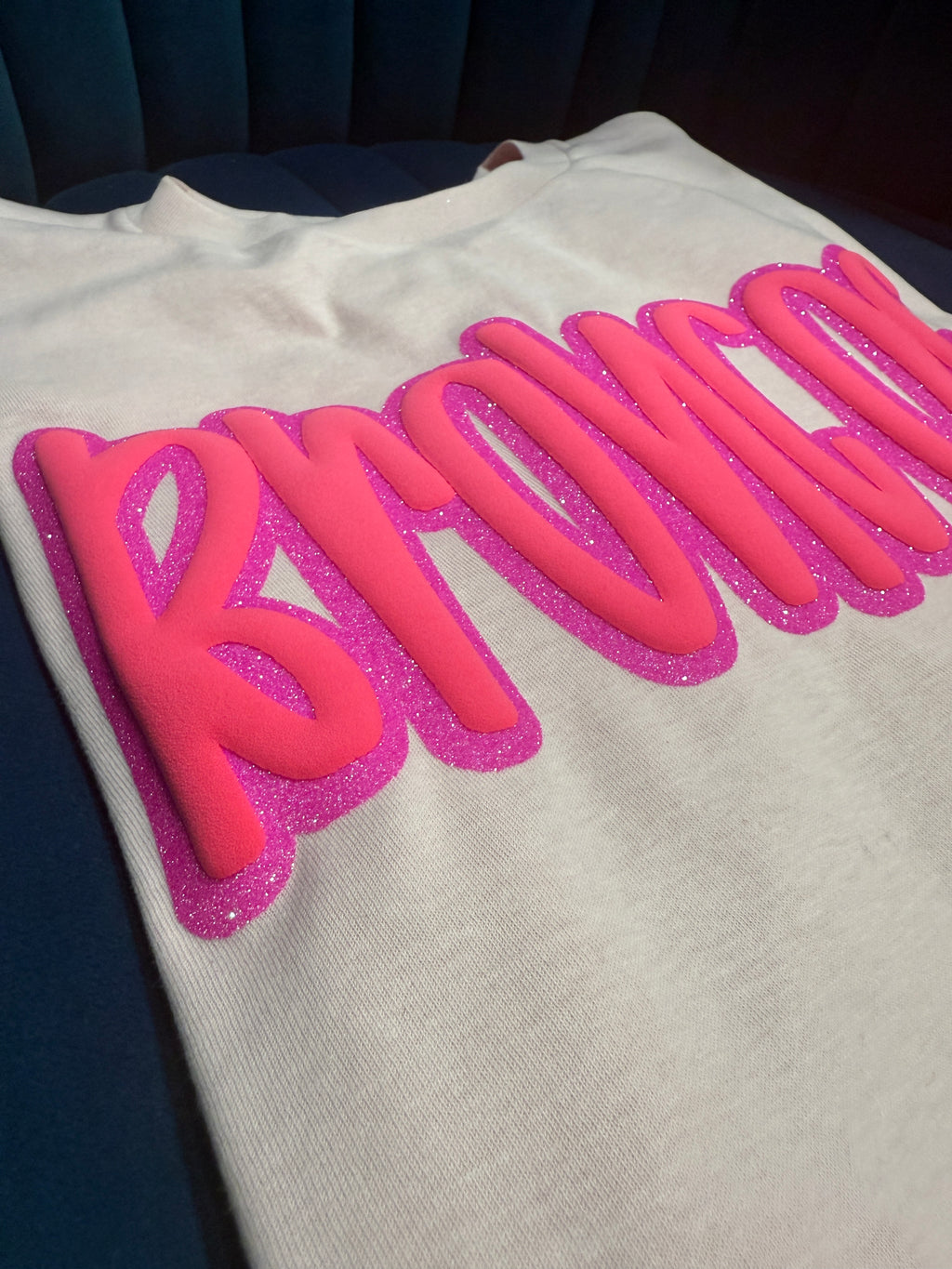 PINK OUT Puff Vinyl + Glitter Tees