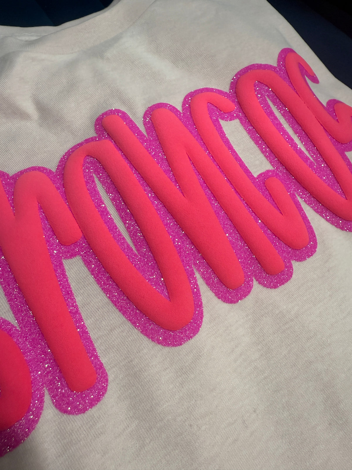 PINK OUT Puff Vinyl + Glitter Tees