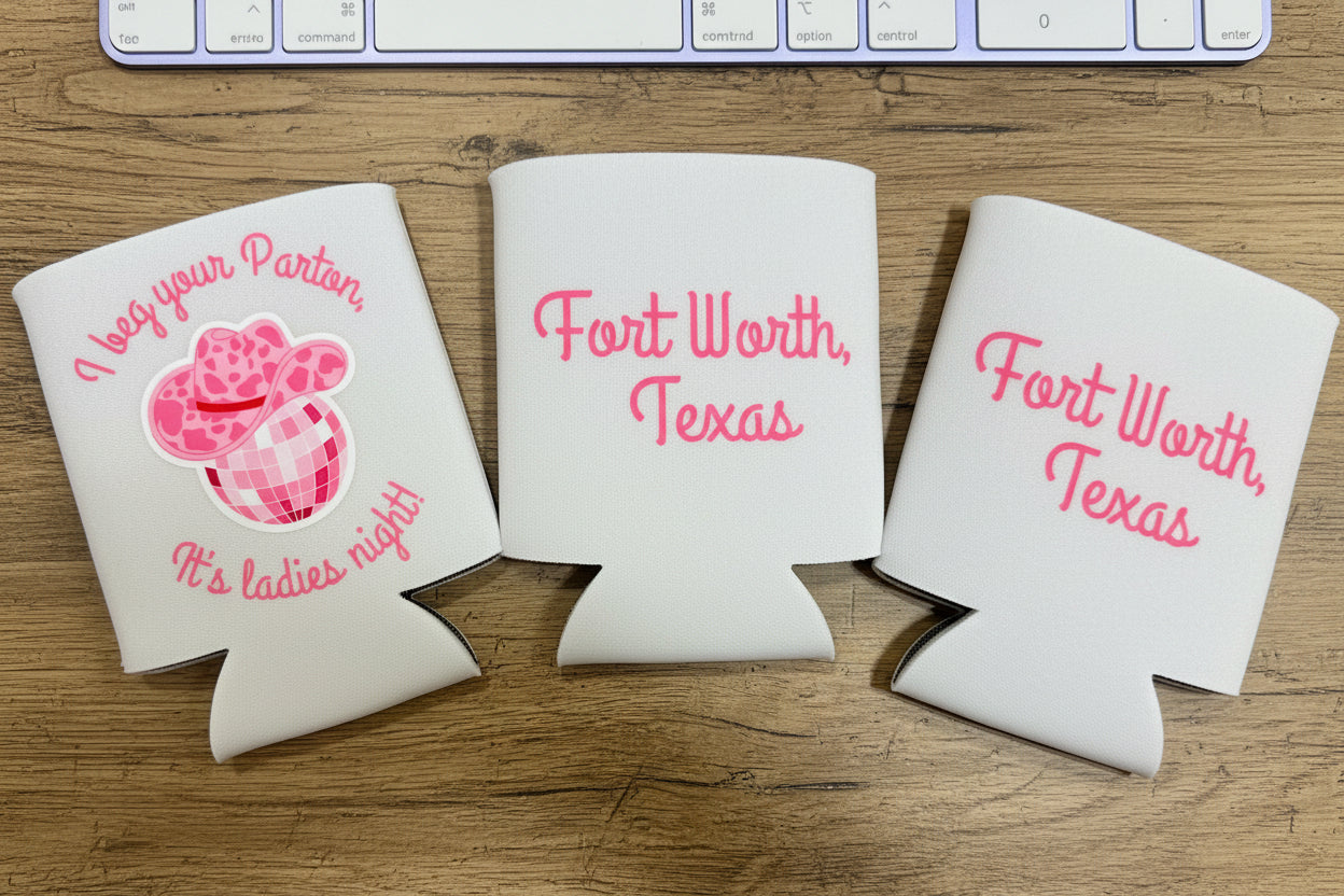 Custom Standard Size Foam Can Coolers Koozies