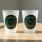 Personalized Frosted Party Cups – 16 oz Reusable Cups