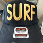 Gold Surf Metallic Puff Trucker Hat