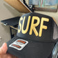 Gold Surf Metallic Puff Trucker Hat