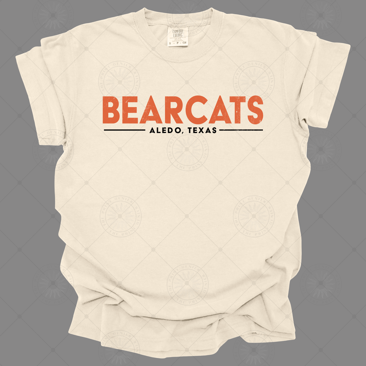 Bearcats Vintage Spirit Tee | Aledo TX Distressed Comfort Colors Shirt