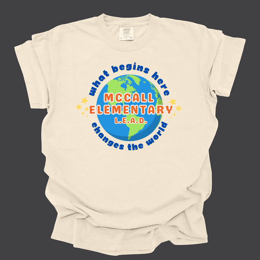 McCall Changes the World Comfort Colors Tee (only available in adult sizes)
