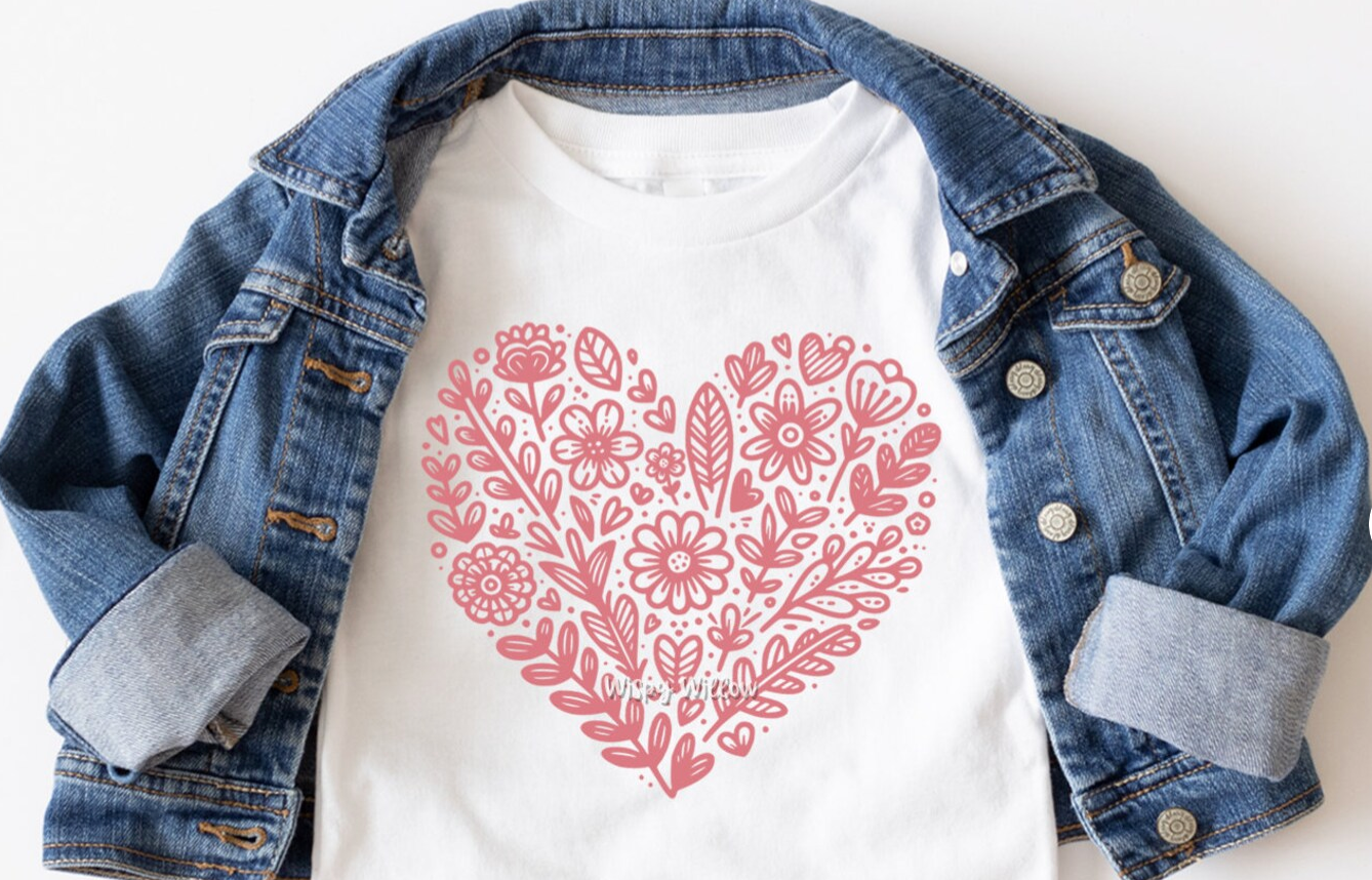 Flower Heart Shirt