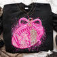 Sparkle Pink Out Football