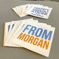 Personalized Gift or Sticker Tags: From "NAME"