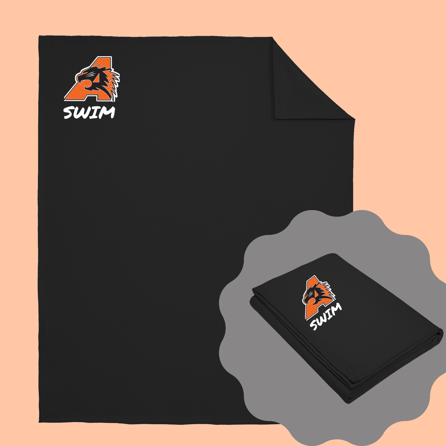 Aledo Swim Port & Co™ Core Fleece Sweatshirt Blanket