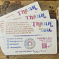 Custom Packaging Insert Cards 4x6